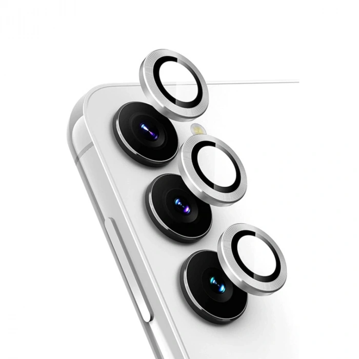 Samsung Galaxy A34 5g Valdez Metal Kamera Lens - Gümüş