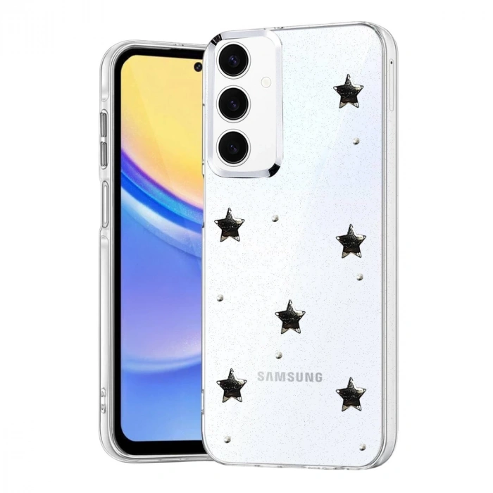 Samsung Galaxy A35 5g Fiyonk Desenli Kapak - Desen 4