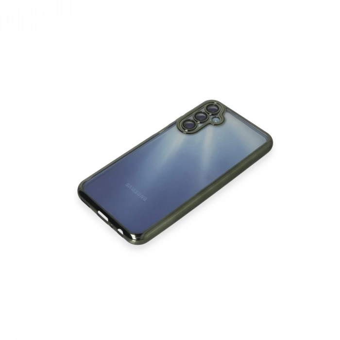 Samsung Galaxy A35 5g Kılıf Razer Lensli Silikon - Yeşil