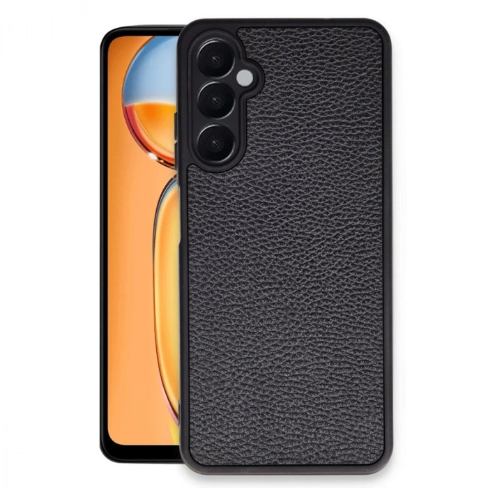 Samsung Galaxy A36 Kılıf Aras Deri Kapak - Siyah
