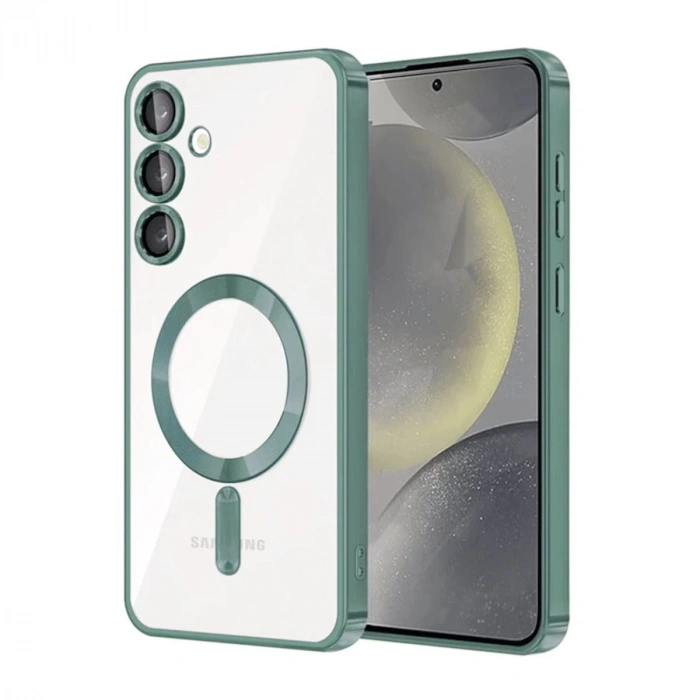 Samsung Galaxy A36 Kross Magneticsafe Kapak - Koyu Yeşil