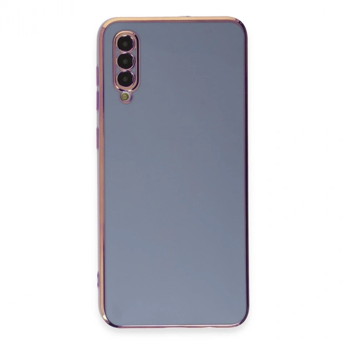 Samsung Galaxy A50 Kılıf Volet Silikon - Mavi