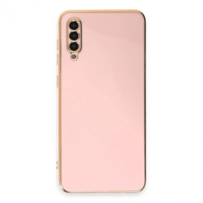 Samsung Galaxy A50 Kılıf Volet Silikon - Pembe