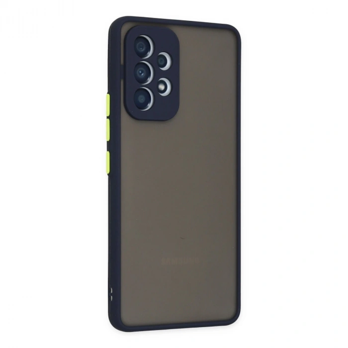 Samsung Galaxy A53 5g Kılıf Montreal Silikon Kapak - Lacivert