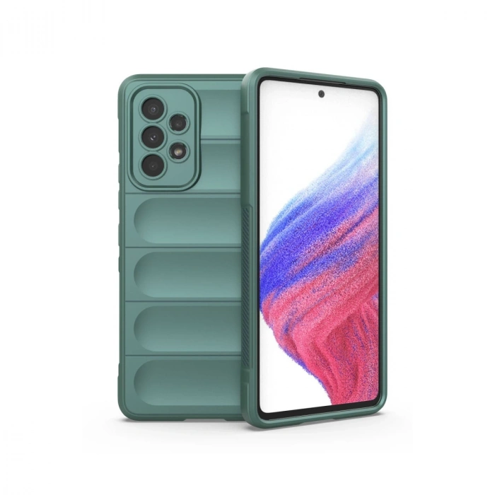 Samsung Galaxy A53 5g Kılıf Optimum Silikon - Koyu Yeşil