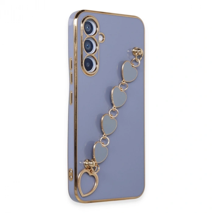 Samsung Galaxy A54 5g Kılıf Esila Silikon - Gri