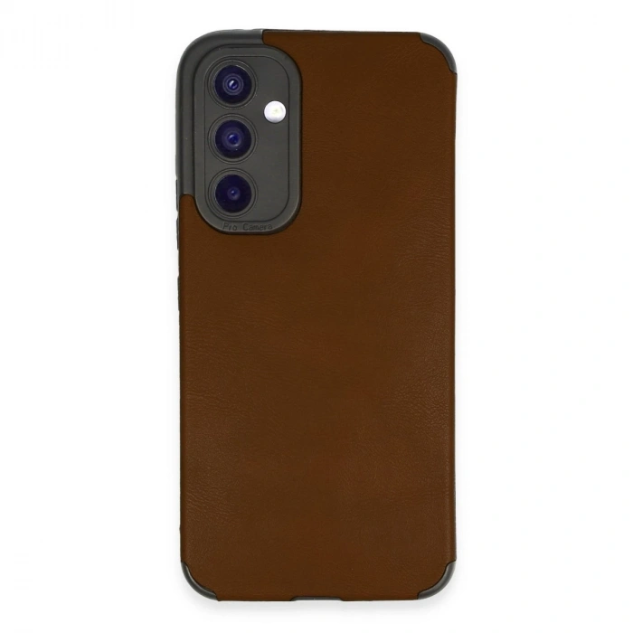 Samsung Galaxy A54 5g Kılıf Loop Deri Silikon - Kahverengi