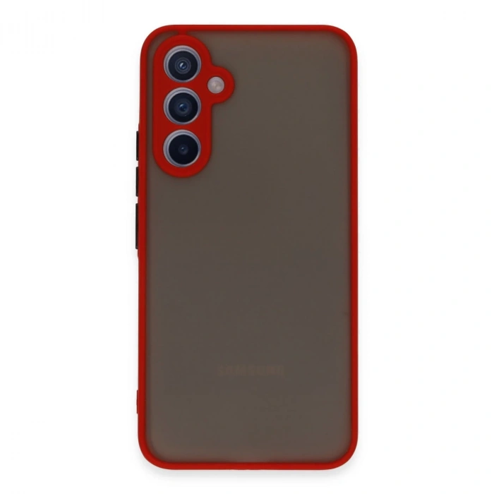 Samsung Galaxy A54 5g Kılıf Montreal Silikon Kapak - Kırmızı