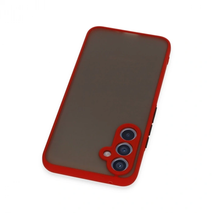 Samsung Galaxy A54 5g Kılıf Montreal Silikon Kapak - Kırmızı