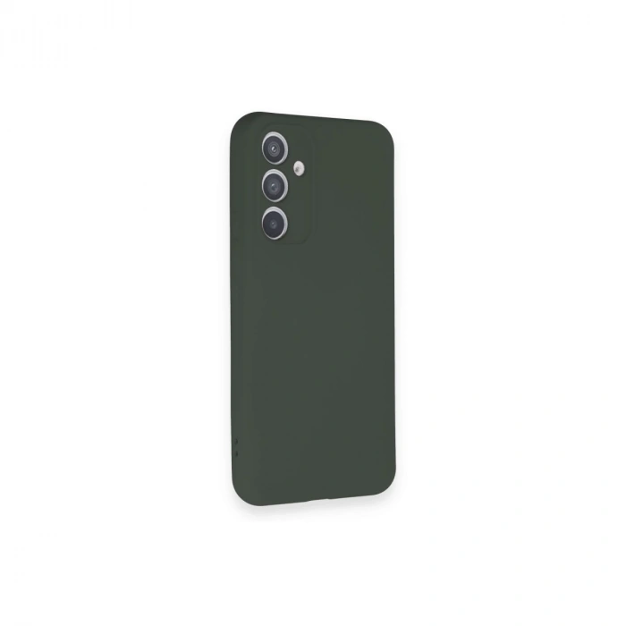 Samsung Galaxy A54 5g Kılıf Nano İçi Kadife Silikon - Koyu Yeşil