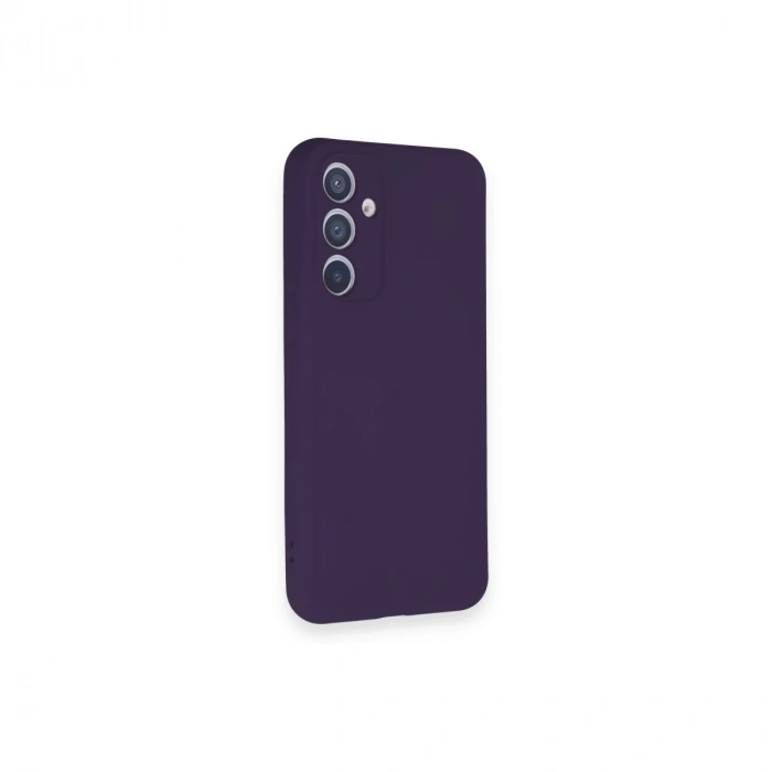 Samsung Galaxy A54 5g Kılıf Nano İçi Kadife Silikon - Mor