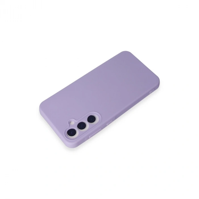 Samsung Galaxy A55 5g Kılıf Nano İçi Kadife Silikon - Lila