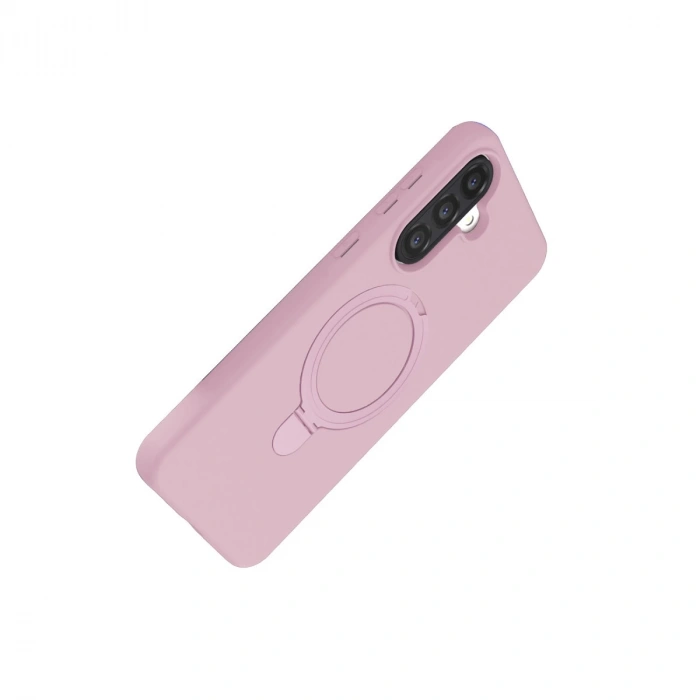 Samsung Galaxy A56 Regal Magsafe Standlı Kapak - Açık Pembe