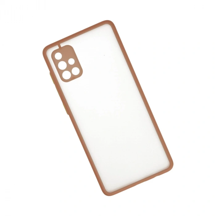 Samsung Galaxy A71 Kılıf Montreal Silikon Kapak - Pembe