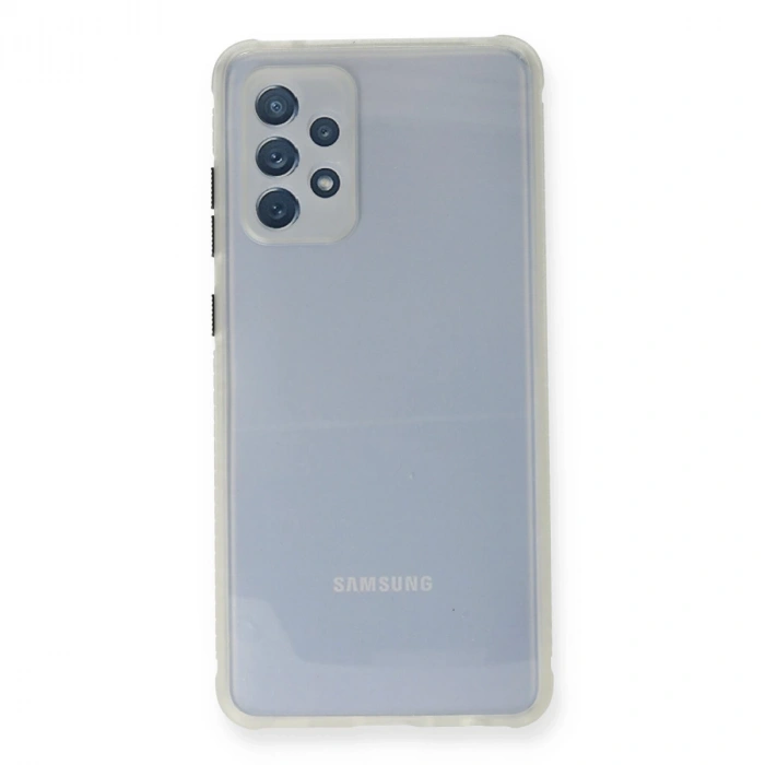 Samsung Galaxy A72 Kılıf Miami Şeffaf Silikon - Şeffaf