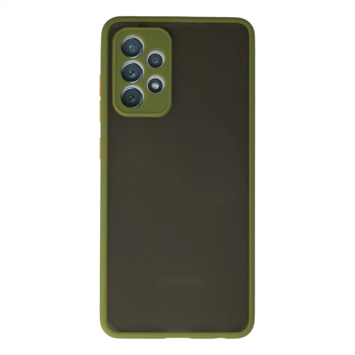 Samsung Galaxy A72 Kılıf Montreal Silikon Kapak - Yeşil