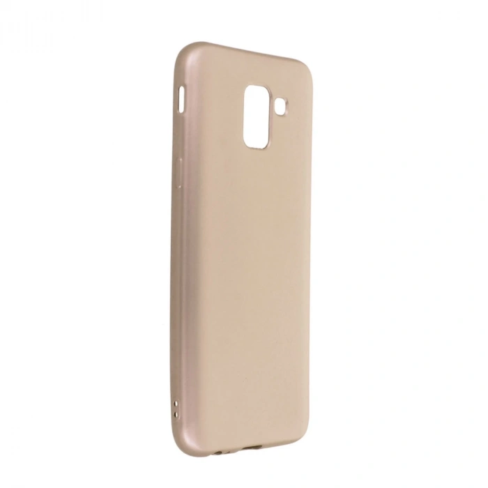 Samsung Galaxy J6 Kılıf First Silikon - Gold