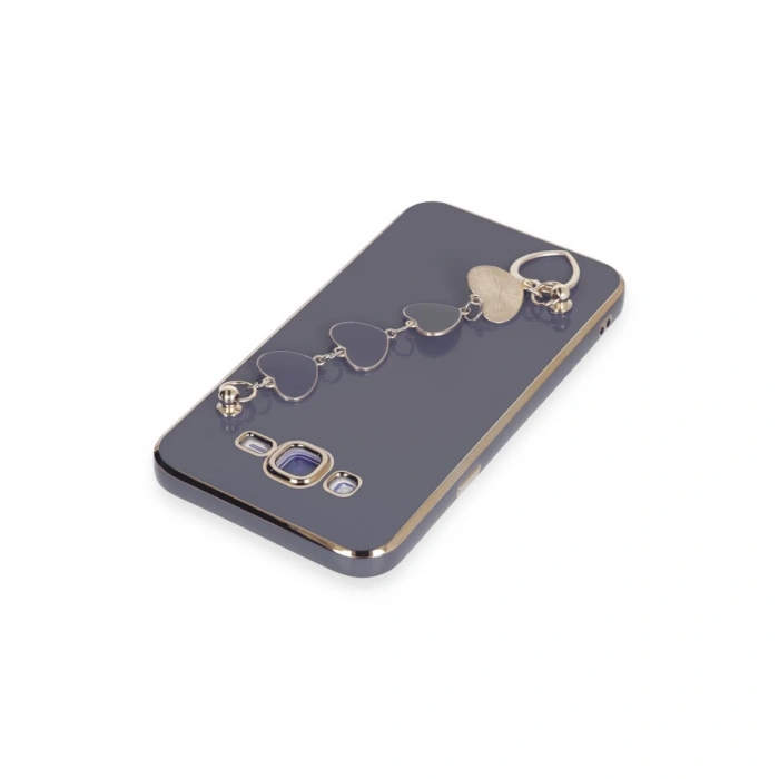 Samsung Galaxy J7 Kılıf Esila Silikon - Gri