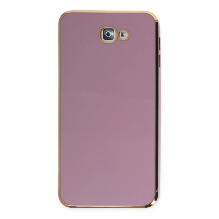 Samsung Galaxy J7 Prime Kılıf Volet Silikon - Mor