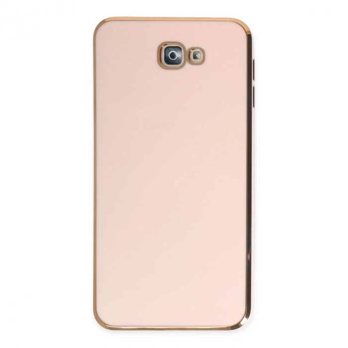 Samsung Galaxy J7 Prime Kılıf Volet Silikon - Pembe