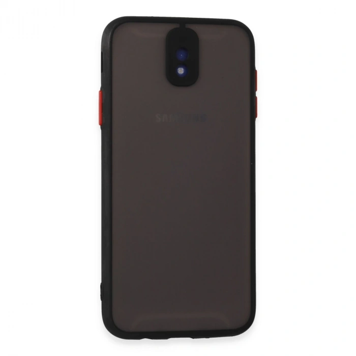 Samsung Galaxy J7 Pro / J730 Kılıf Montreal Silikon Kapak - Siyah