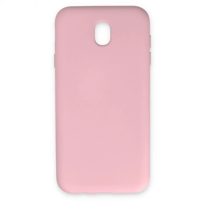 Samsung Galaxy J7 Pro / J730 Kılıf Nano İçi Kadife Silikon - Pudra