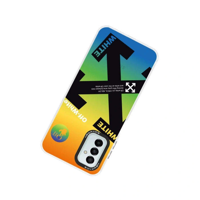 Samsung Galaxy M13 Kılıf Estoril Desenli Kapak - Estoril - 5