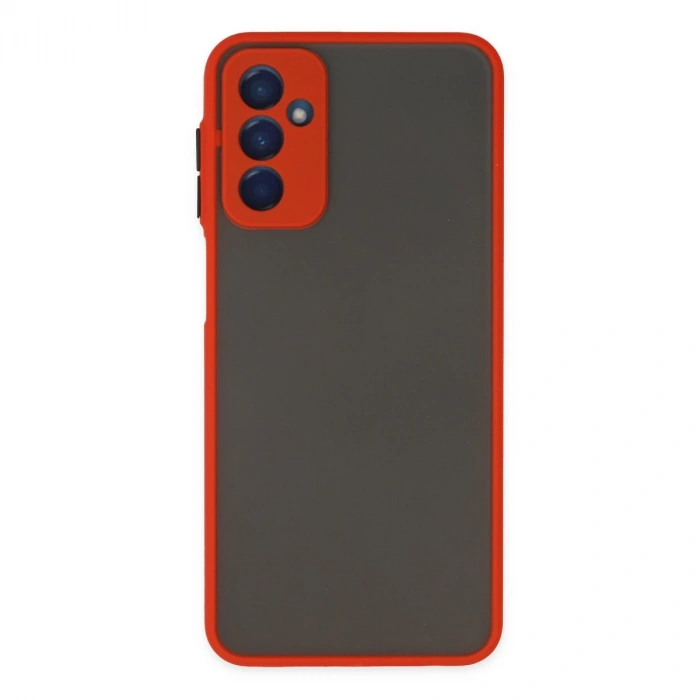 Samsung Galaxy M13 Kılıf Montreal Silikon Kapak - Kırmızı