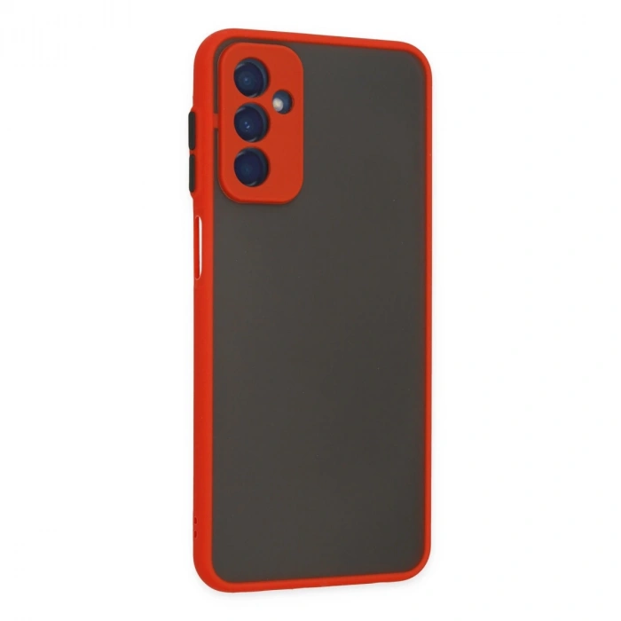 Samsung Galaxy M13 Kılıf Montreal Silikon Kapak - Kırmızı