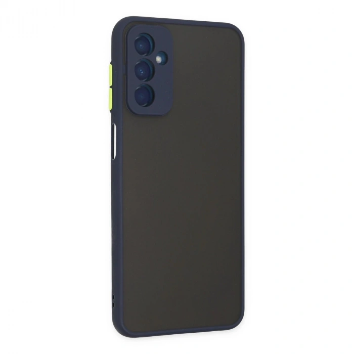 Samsung Galaxy M13 Kılıf Montreal Silikon Kapak - Lacivert