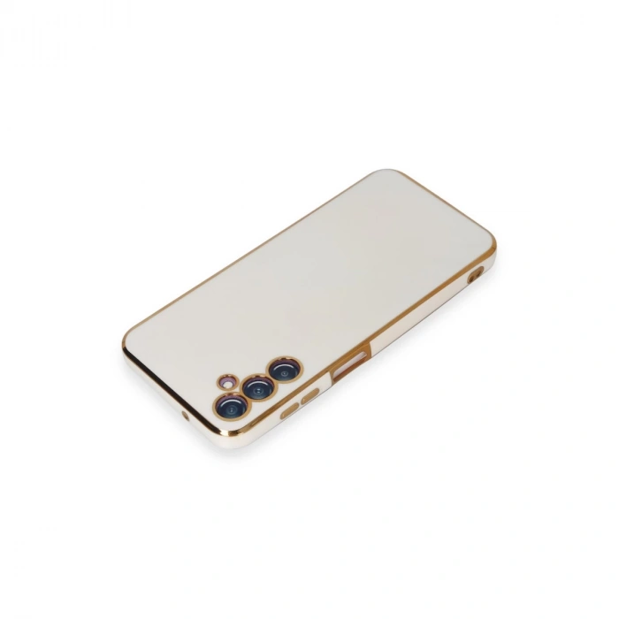 Samsung Galaxy M14 5g Kılıf Volet Silikon - Beyaz