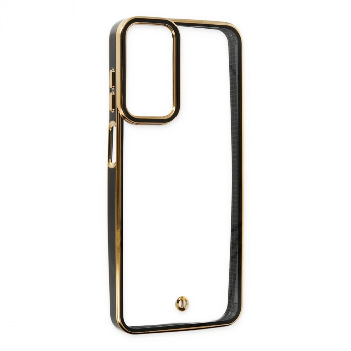 Samsung Galaxy M23 Kılıf Liva Lens Silikon - Siyah