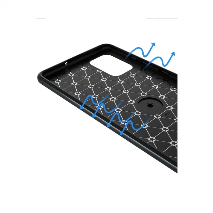 Samsung Galaxy M31s Kılıf Range Yüzüklü Silikon - Mavi