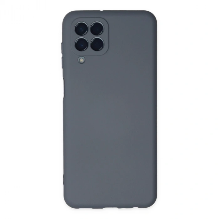 Samsung Galaxy M33 Kılıf Nano İçi Kadife Silikon - Gri