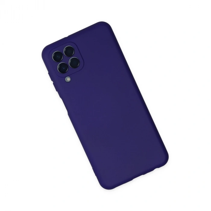 Samsung Galaxy M33 Kılıf Nano İçi Kadife Silikon - Mor