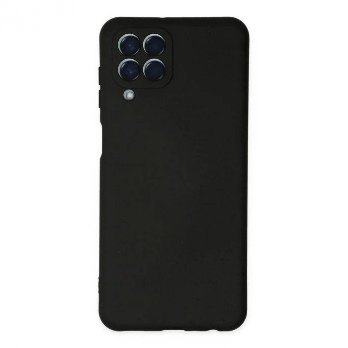 Samsung Galaxy M33 Kılıf Nano İçi Kadife Silikon - Siyah