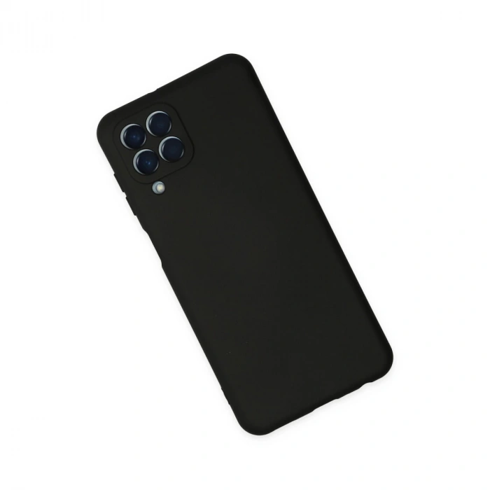 Samsung Galaxy M33 Kılıf Nano İçi Kadife Silikon - Siyah
