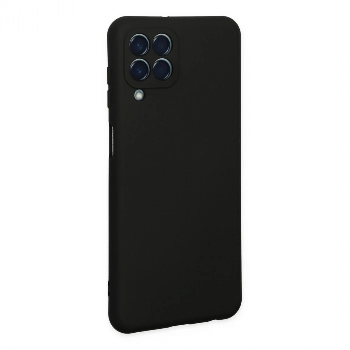 Samsung Galaxy M33 Kılıf Nano İçi Kadife Silikon - Siyah