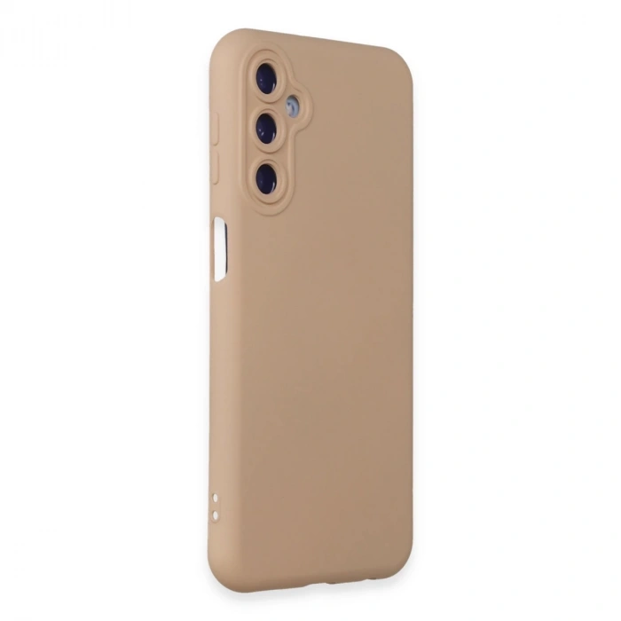 Samsung Galaxy M34 5g Kılıf Nano İçi Kadife Silikon - Pudra