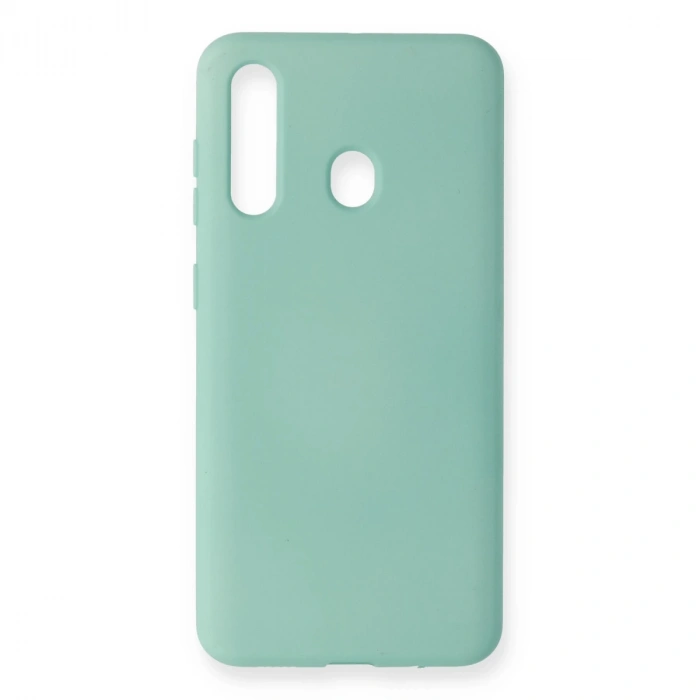 Samsung Galaxy M40 Kılıf Nano İçi Kadife Silikon - Turkuaz