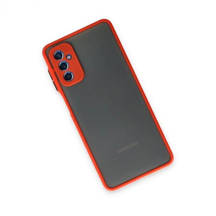 Samsung Galaxy M52 5g Kılıf Montreal Silikon Kapak - Kırmızı