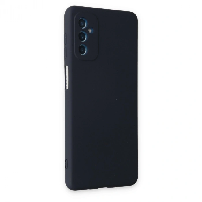 Samsung Galaxy M52 5g Kılıf Nano İçi Kadife Silikon - Lacivert