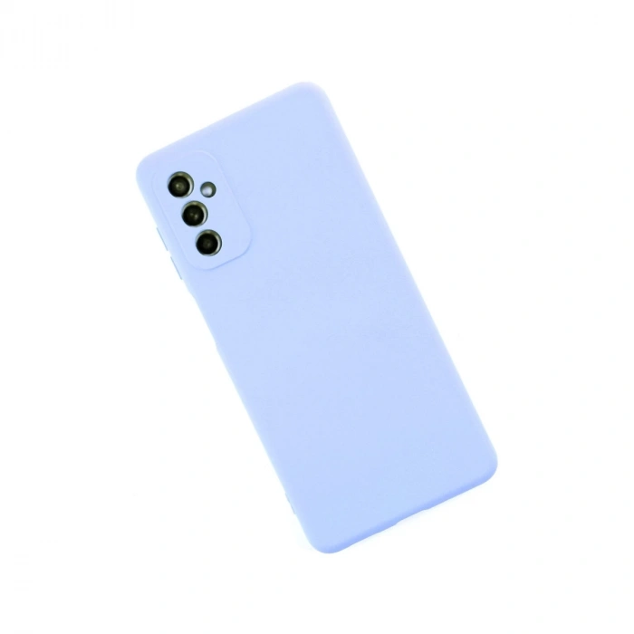 Samsung Galaxy M52 5g Kılıf Nano İçi Kadife Silikon - Lila