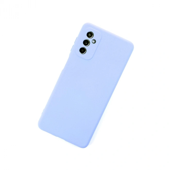 Samsung Galaxy M52 5g Kılıf Nano İçi Kadife Silikon - Lila