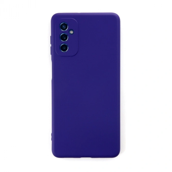 Samsung Galaxy M52 5g Kılıf Nano İçi Kadife Silikon - Mor