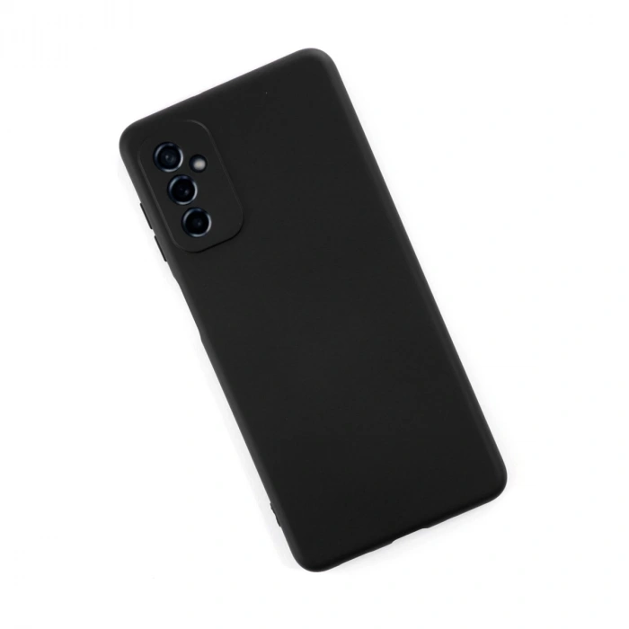 Samsung Galaxy M52 5g Kılıf Nano İçi Kadife Silikon - Siyah