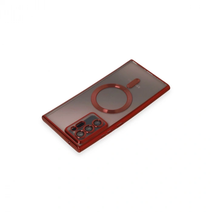 Samsung Galaxy Note 20 Ultra Kılıf Kross Magneticsafe Kapak - Kırmızı