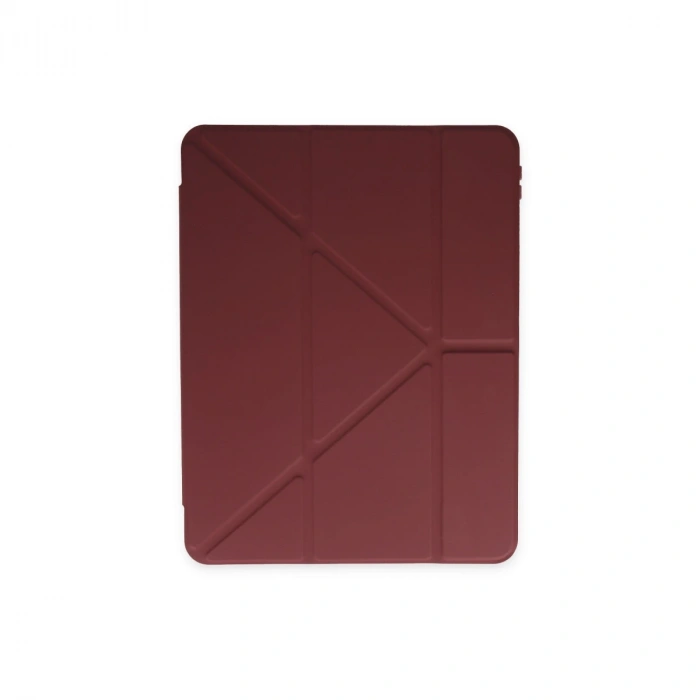 Samsung Galaxy P610 Tab S6 Lite 10.4 Kılıf Kalemlikli Mars Tablet Kılıfı - Mürdüm