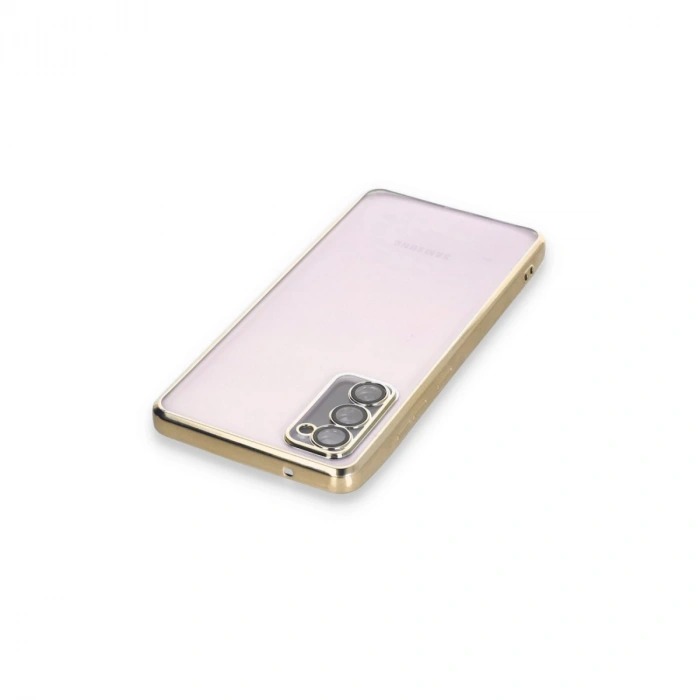 Samsung Galaxy S20 Fe Kılıf Razer Lensli Silikon - Gold