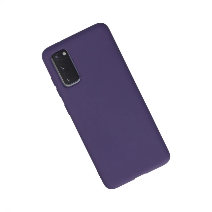Samsung Galaxy S20 Kılıf Nano İçi Kadife Silikon - Mor